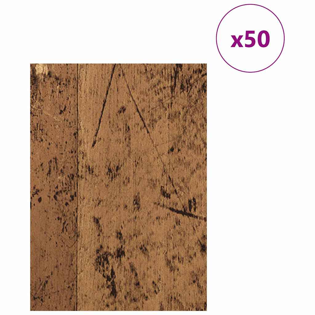 Dekoplatten 50 Stk. Altholz 15 x 21 x 0,27 cm Holzwerkstoff