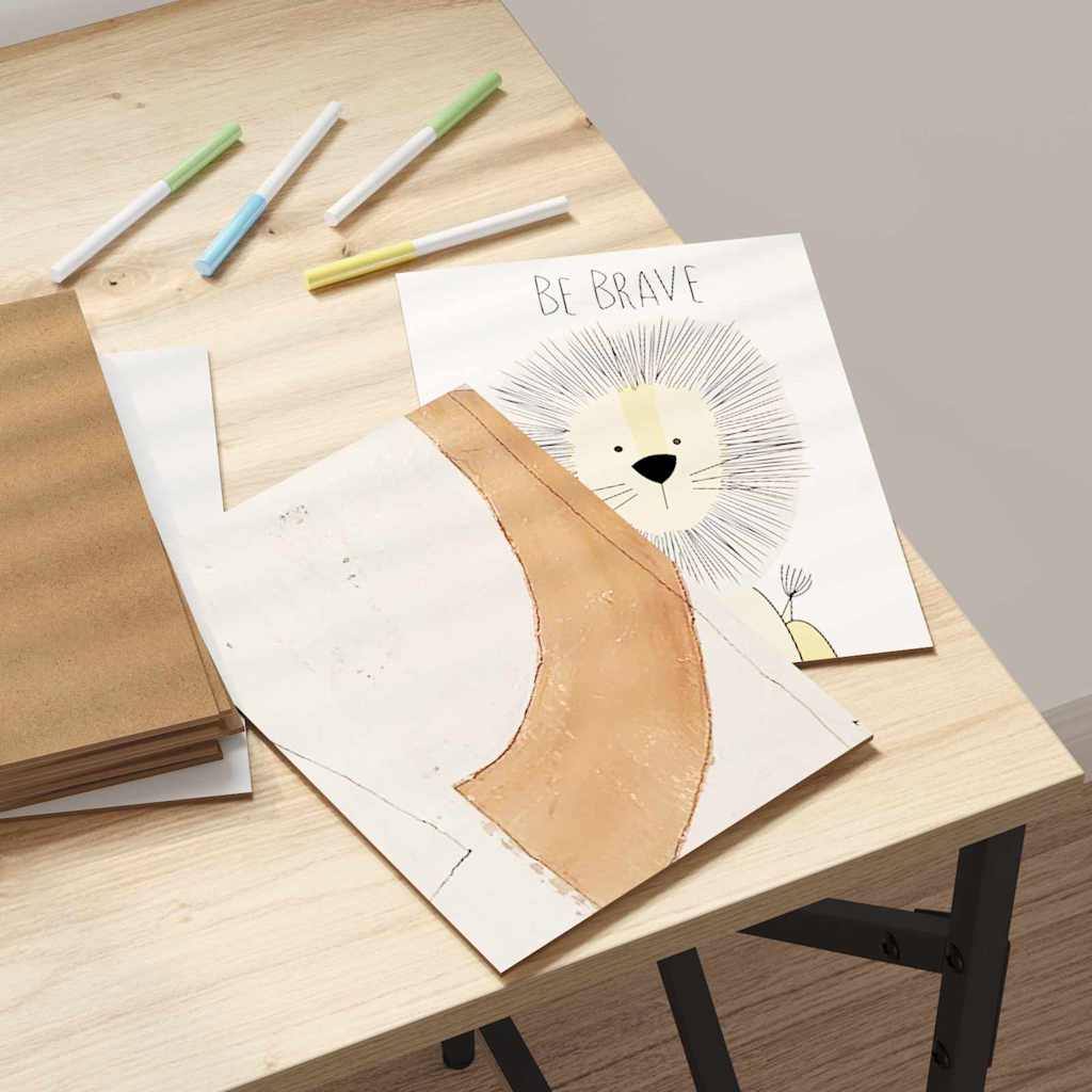 Dekoplatten 12 Stk. Weiß 21 x 30 x 0,27 cm Holzwerkstoff