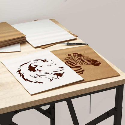 Dekoplatten 50 Stk. Weiß 21 x 30 x 0,27 cm Holzwerkstoff