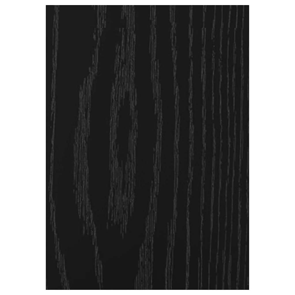 Dekoplatten 12 Stk. Schwarz Eichen-Optik 21 x 30 x 0,27 cm