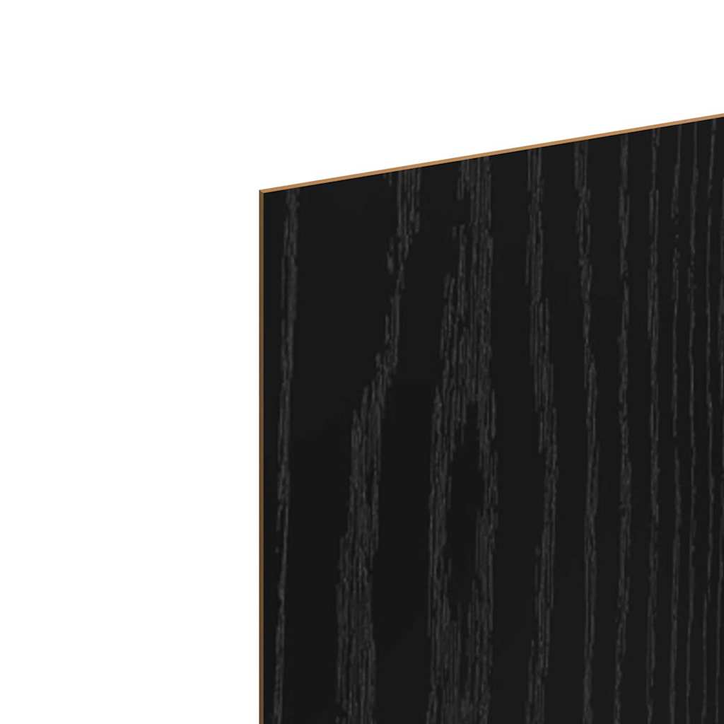 Dekoplatten 50 Stk. Schwarz Eichen-Optik 21 x 30 x 0,27 cm