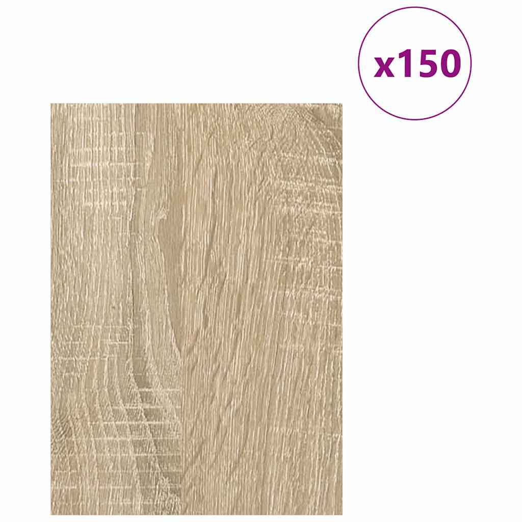 Dekoplatten 150 Stk. Sonoma-Eiche 21 x 30 x 0,27 cm