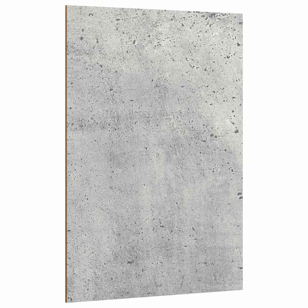 Dekoplatten 12 Stk. Betongrau 21 x 30 x 0,27 cm Holzwerkstoff