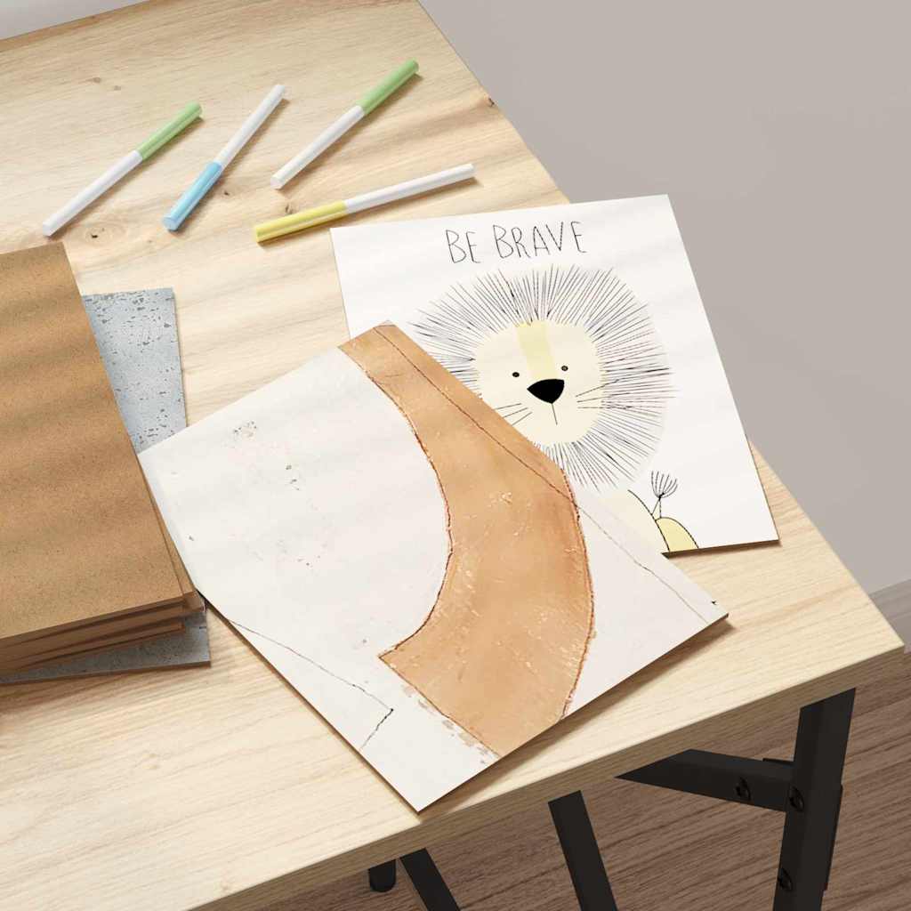 Dekoplatten 150 Stk. Betongrau 21 x 30 x 0,27 cm Holzwerkstoff
