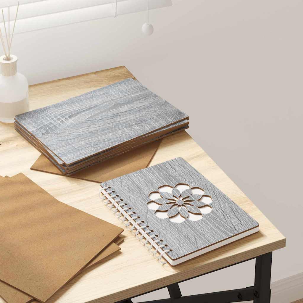 Dekoplatten 50 Stk. Sonoma-Grau 21 x 30 x 0,27 cm Holzwerkstoff