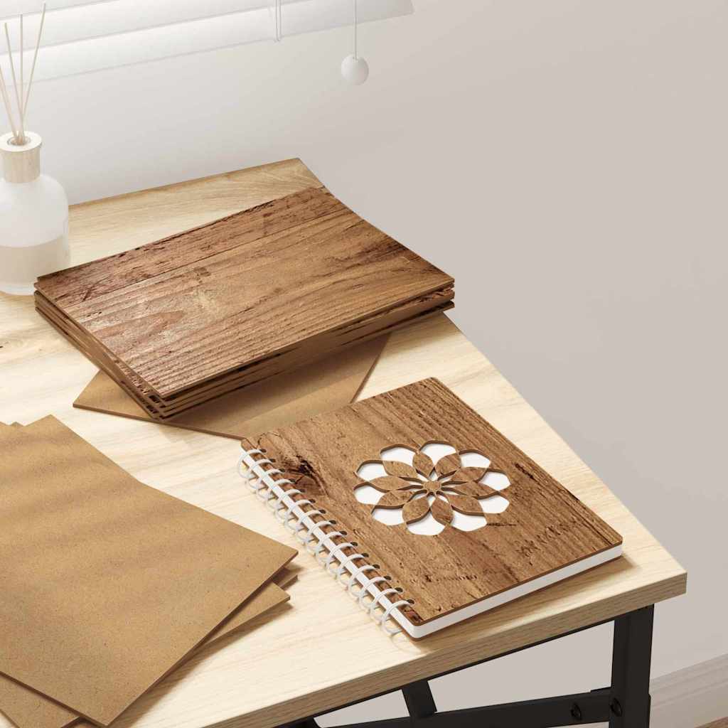 Dekoplatten 50 Stk. Altholz 21 x 30 x 0,27 cm Holzwerkstoff