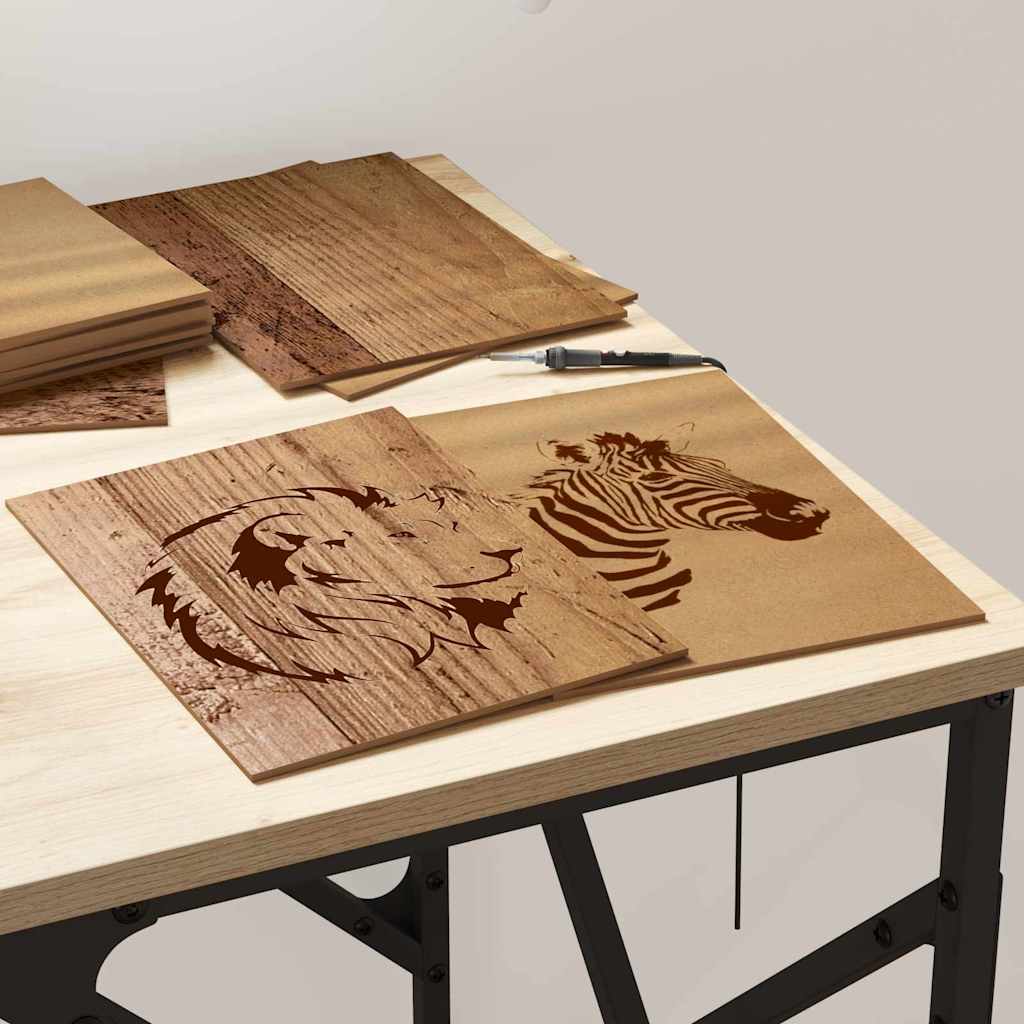 Dekoplatten 50 Stk. Altholz 21 x 30 x 0,27 cm Holzwerkstoff
