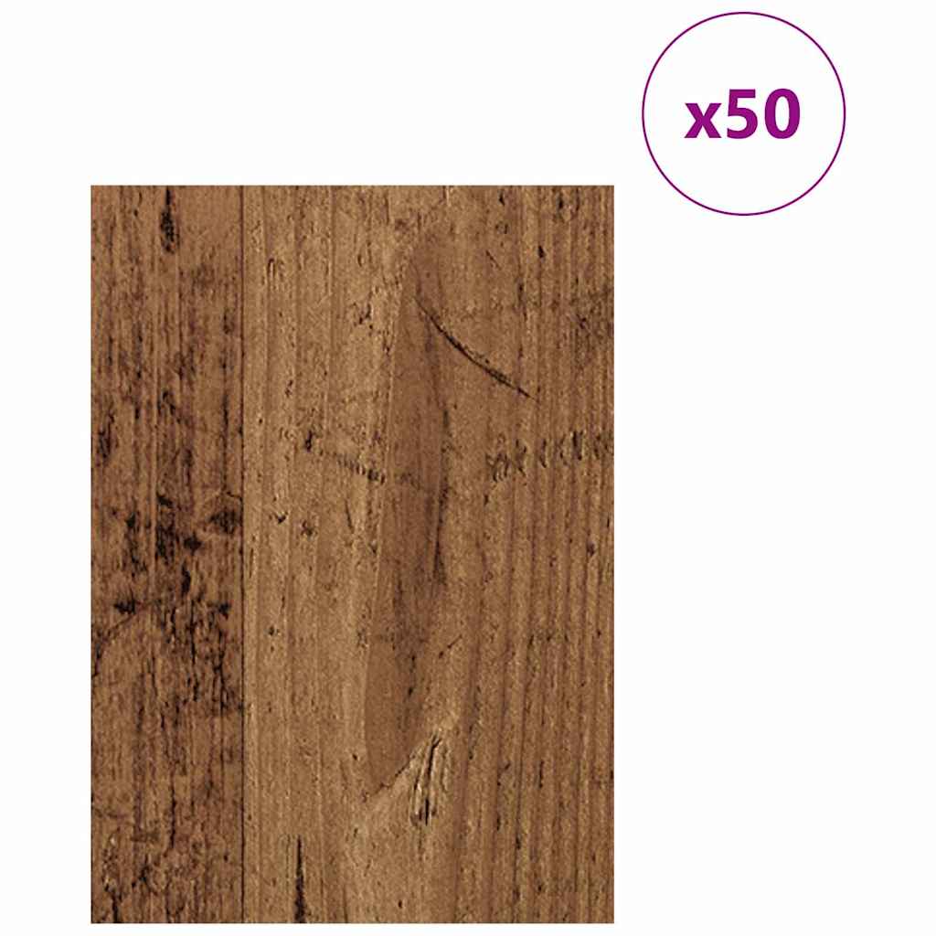 Dekoplatten 50 Stk. Altholz 21 x 30 x 0,27 cm Holzwerkstoff
