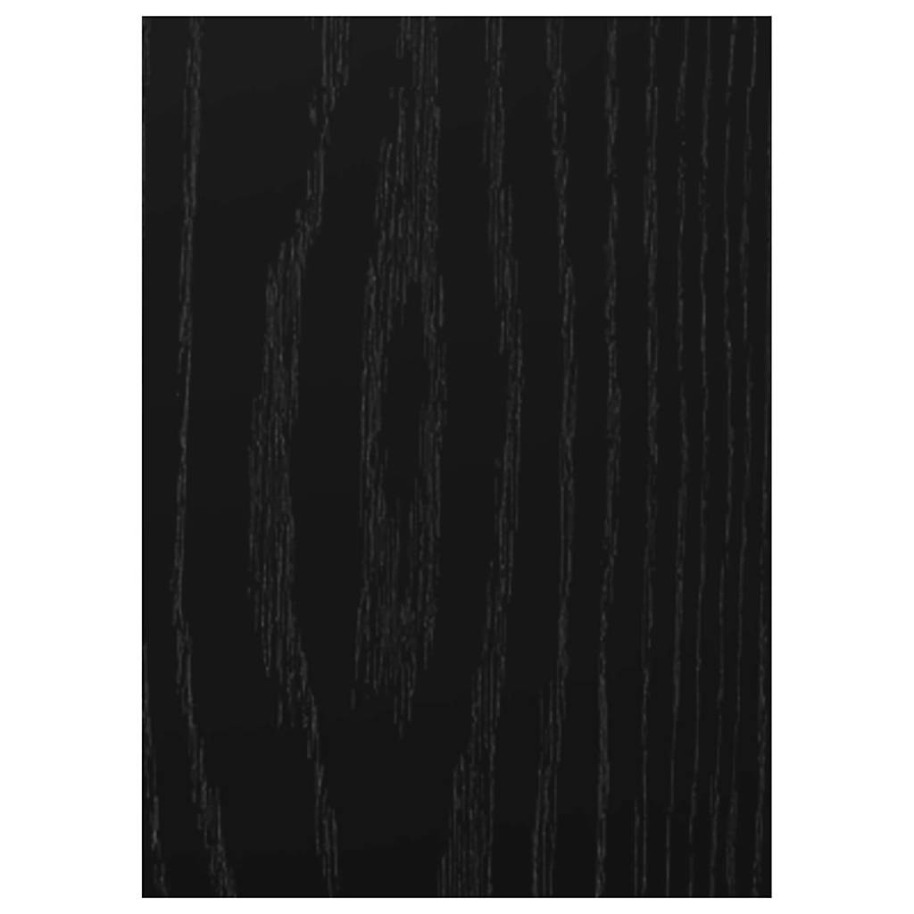Dekoplatten 12 Stk. Schwarz Eichen-Optik 30 x 42 x 0,27 cm