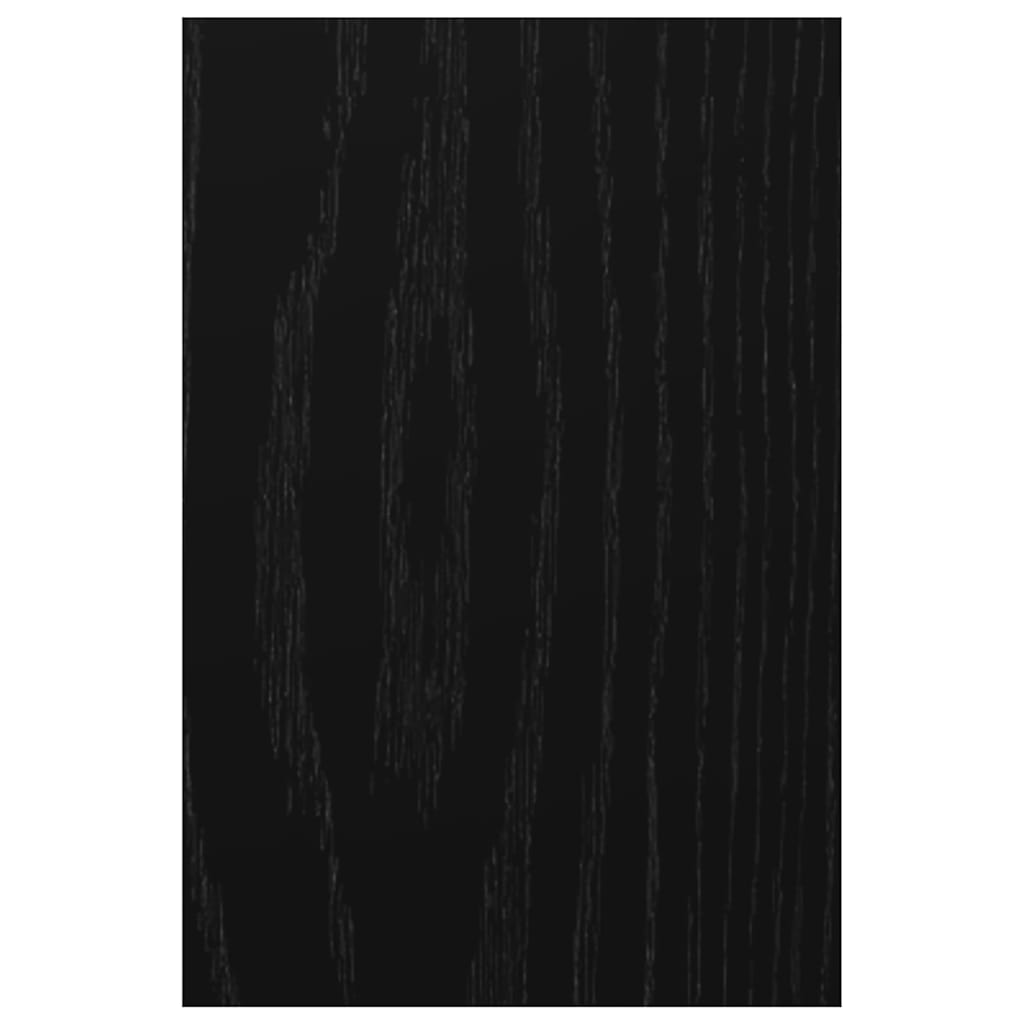 Dekoplatten 12 Stk. Schwarz Eichen-Optik 40 x 60 x 0,27 cm