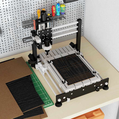 Dekoplatten 50 Stk. Schwarz Eichen-Optik 40 x 60 x 0,27 cm