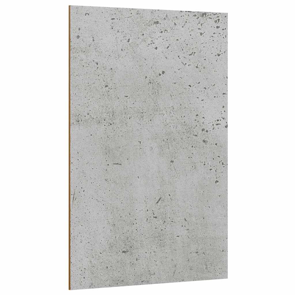 Dekoplatten 50 Stk. Betongrau 40 x 60 x 0,27 cm Holzwerkstoff