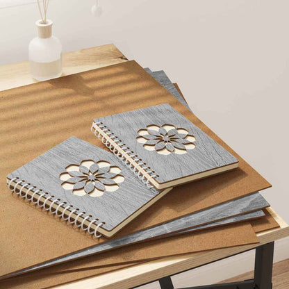 Dekoplatten 50 Stk. Sonoma-Grau 40 x 60 x 0,27 cm Holzwerkstoff