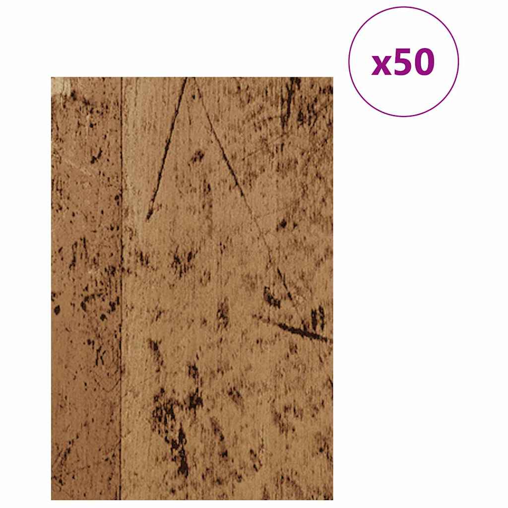 Dekoplatten 50 Stk. Altholz 40 x 60 x 0,27 cm Holzwerkstoff