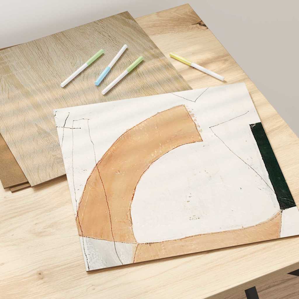 Dekoplatten 50 stk. Sonoma-Eiche 30 x 30 x 0,27 cm