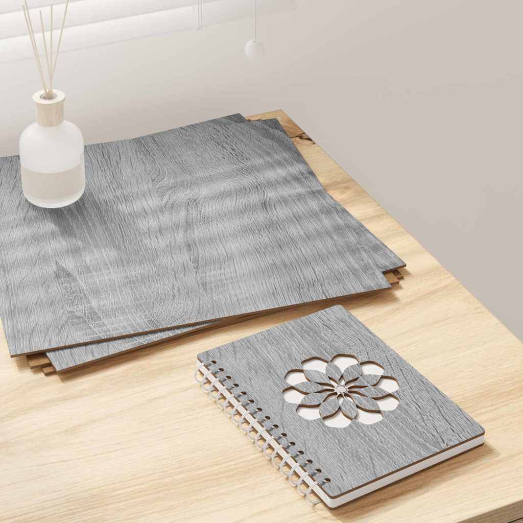 Dekoplatten 50 stk. Graues Sonoma 30 x 30 x 0,27 cm
