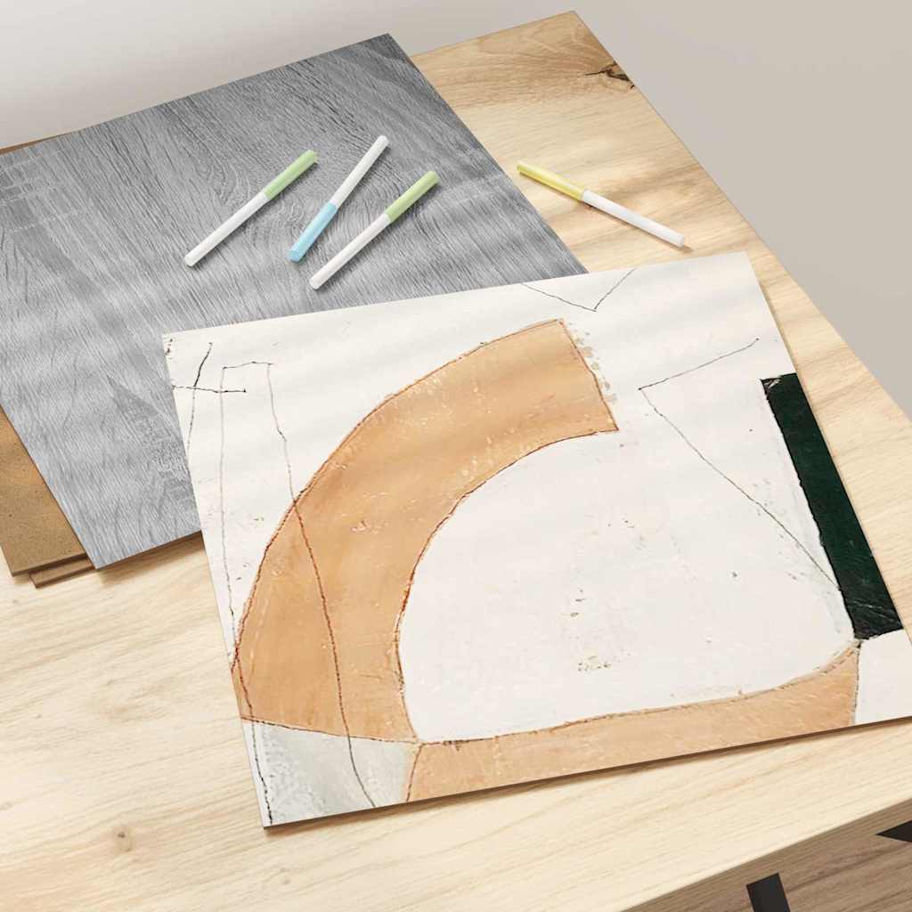 Dekoplatten 50 stk. Graues Sonoma 30 x 30 x 0,27 cm