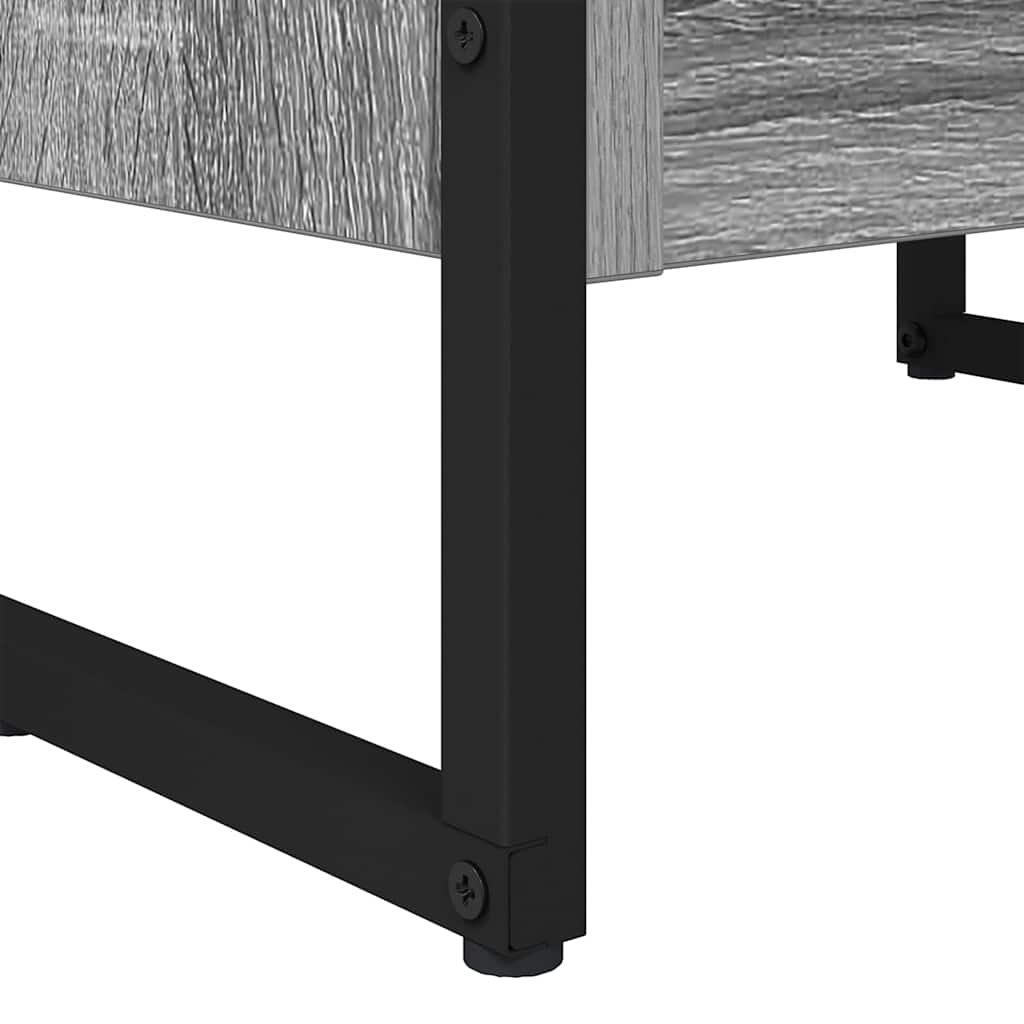 Bücherregal 40 x 30 x 86,5 cm Holzwerkstoff Graues Sonoma