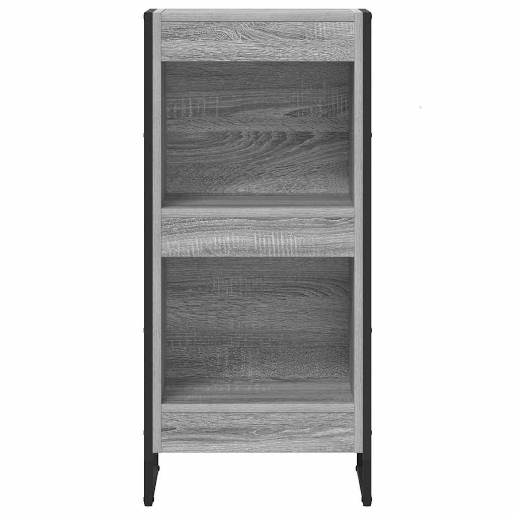 Bücherregal 40 x 30 x 86,5 cm Holzwerkstoff Graues Sonoma