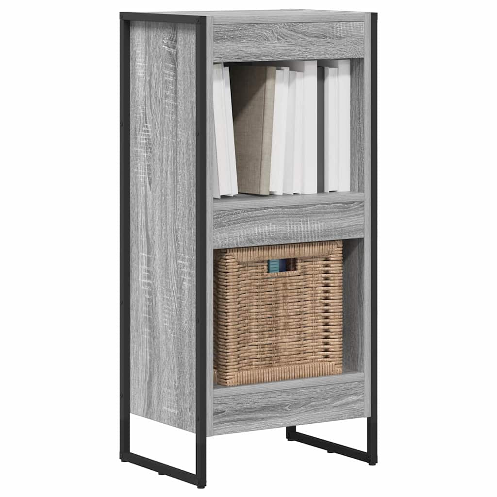 Bücherregal 40 x 30 x 86,5 cm Holzwerkstoff Graues Sonoma