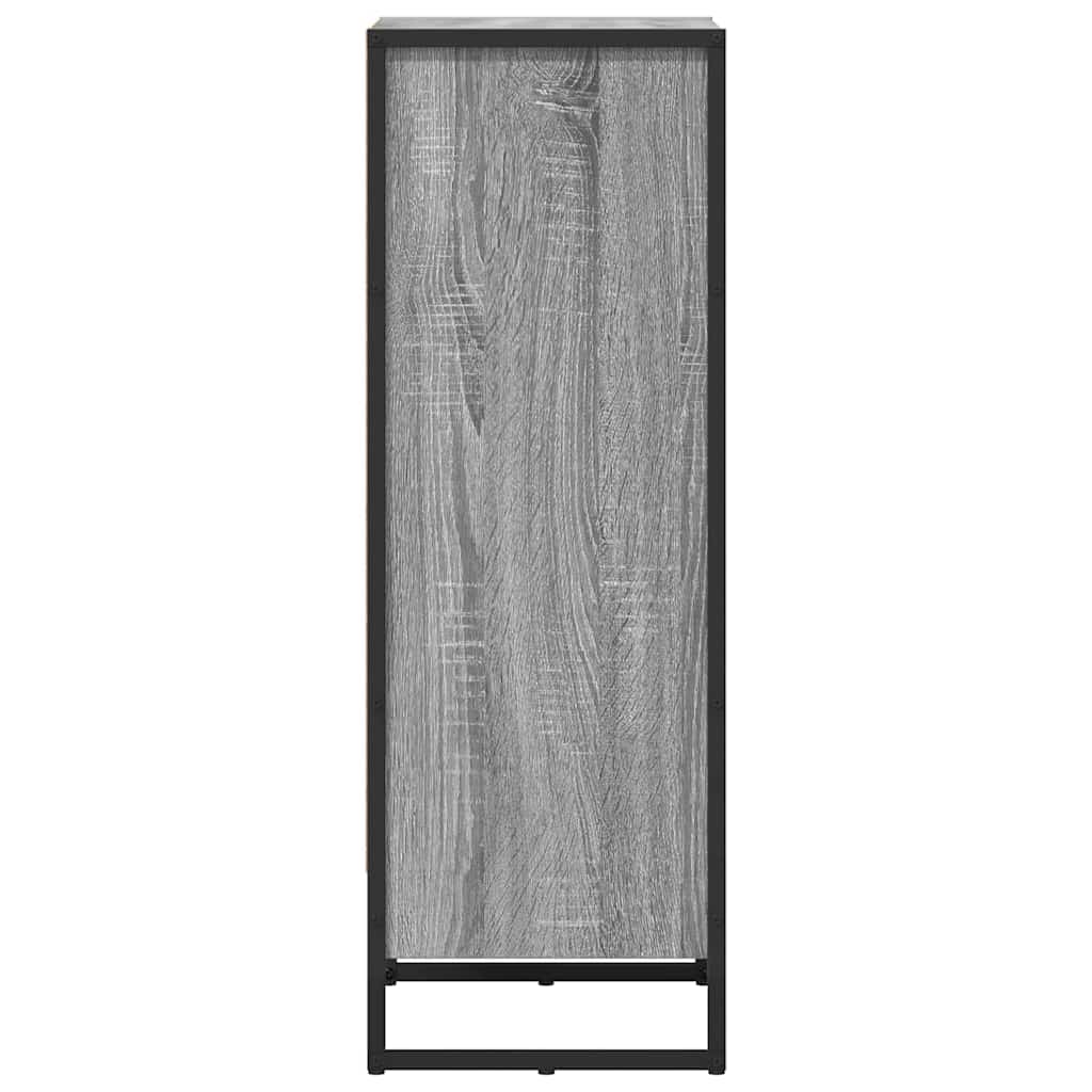 Bücherregal 40 x 30 x 86,5 cm Holzwerkstoff Graues Sonoma
