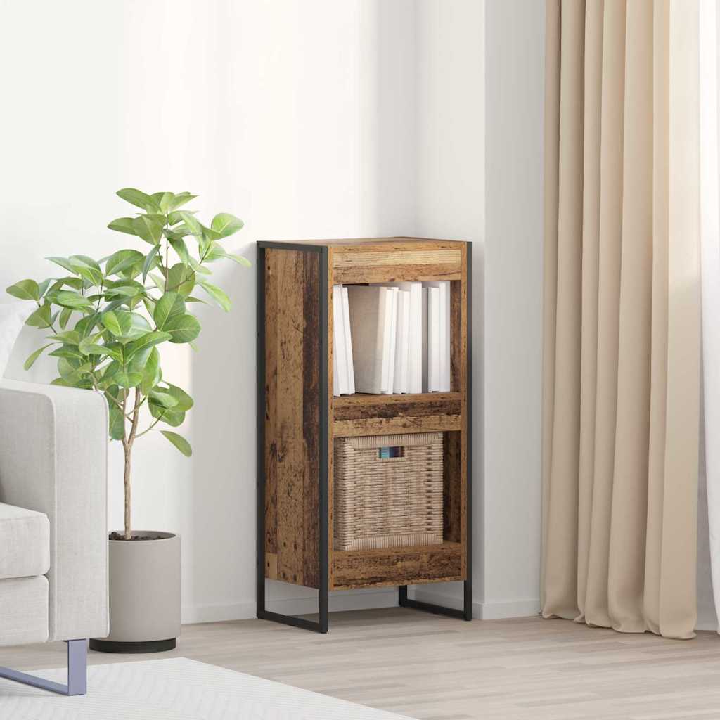 Bücherregal 40 x 30 x 86,5 cm Holzwerkstoff Altholz