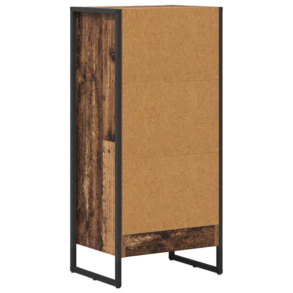 Bücherregal 40 x 30 x 86,5 cm Holzwerkstoff Altholz