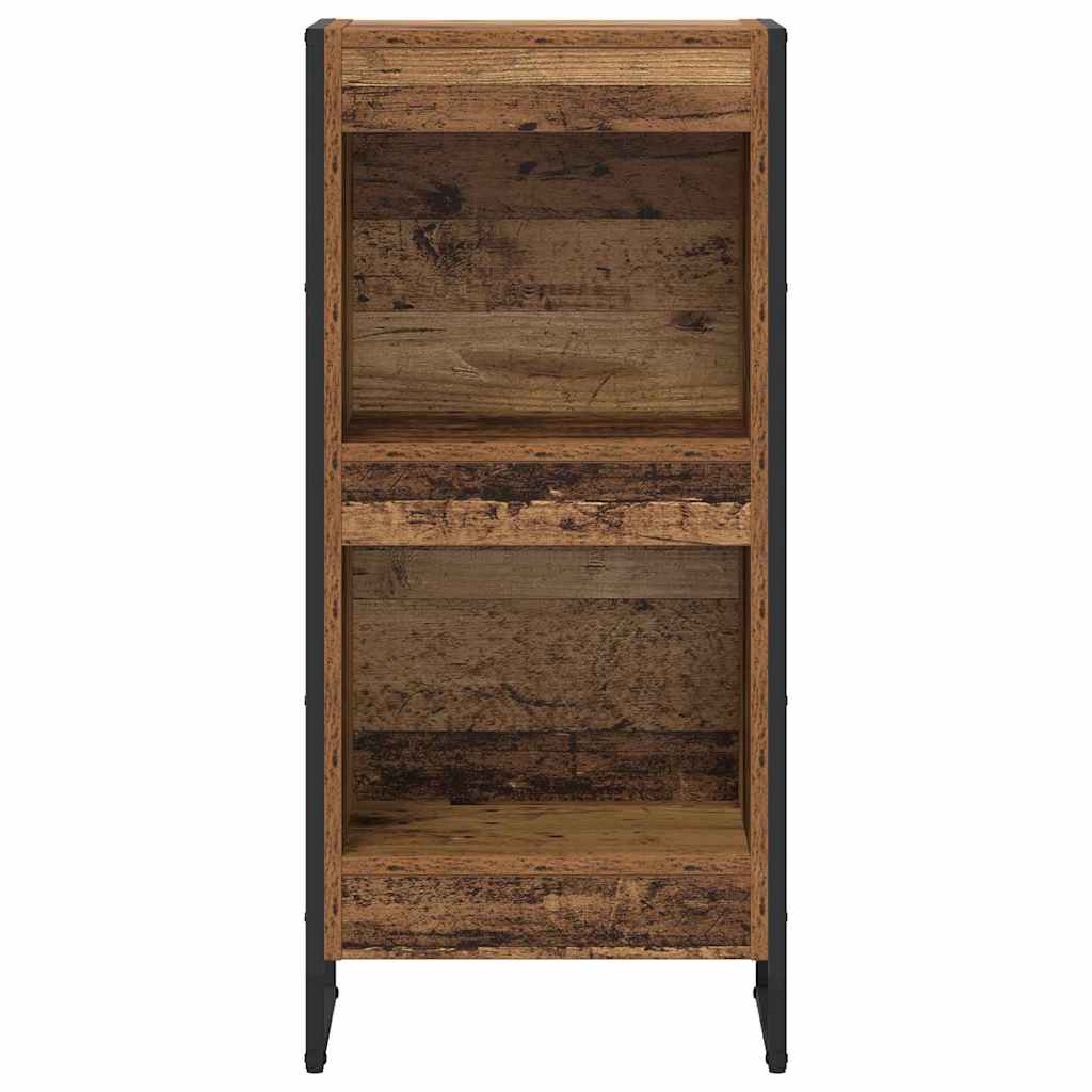 Bücherregal 40 x 30 x 86,5 cm Holzwerkstoff Altholz