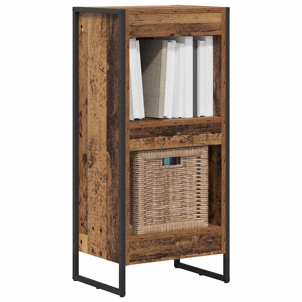 Bücherregal 40 x 30 x 86,5 cm Holzwerkstoff Altholz