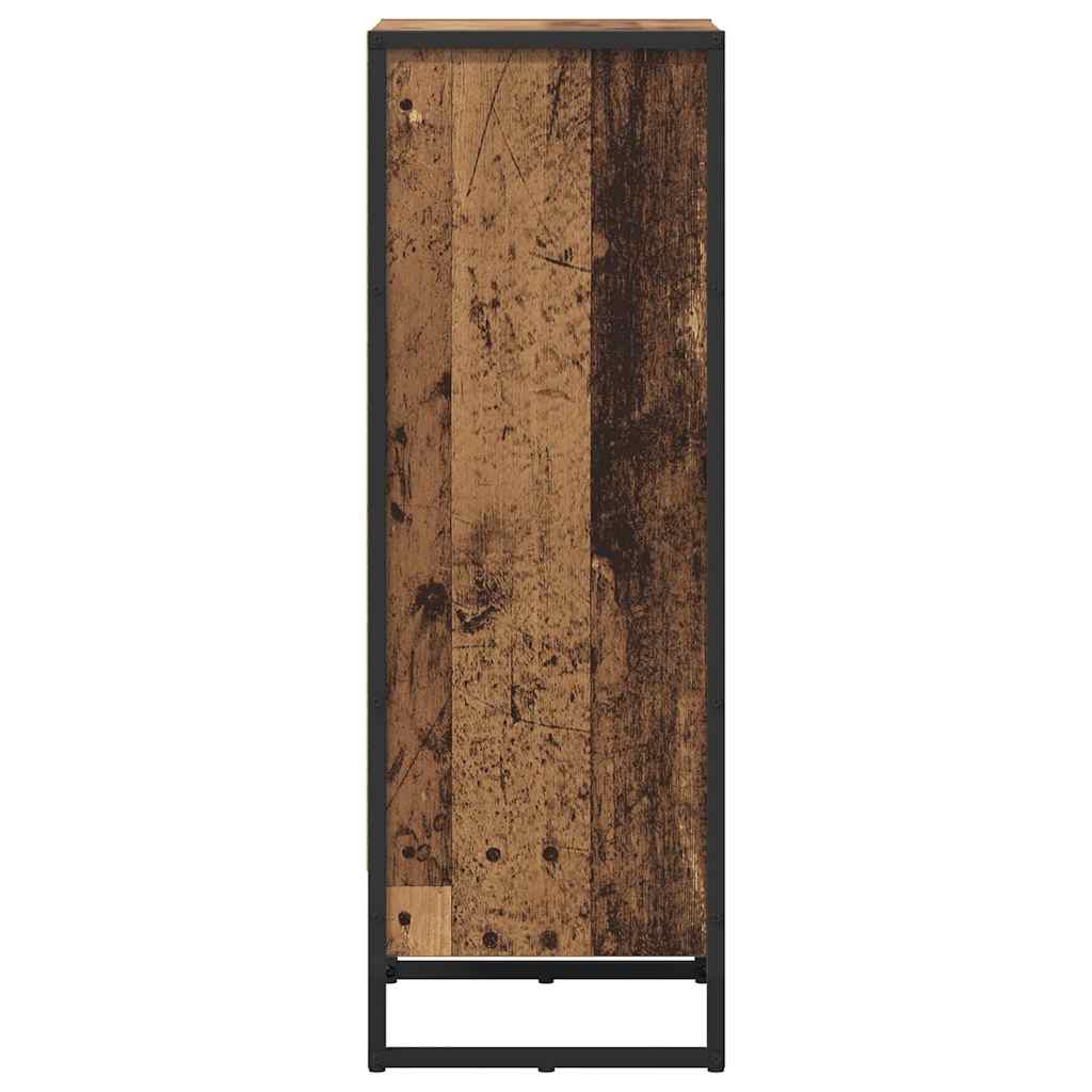 Bücherregal 40 x 30 x 86,5 cm Holzwerkstoff Altholz