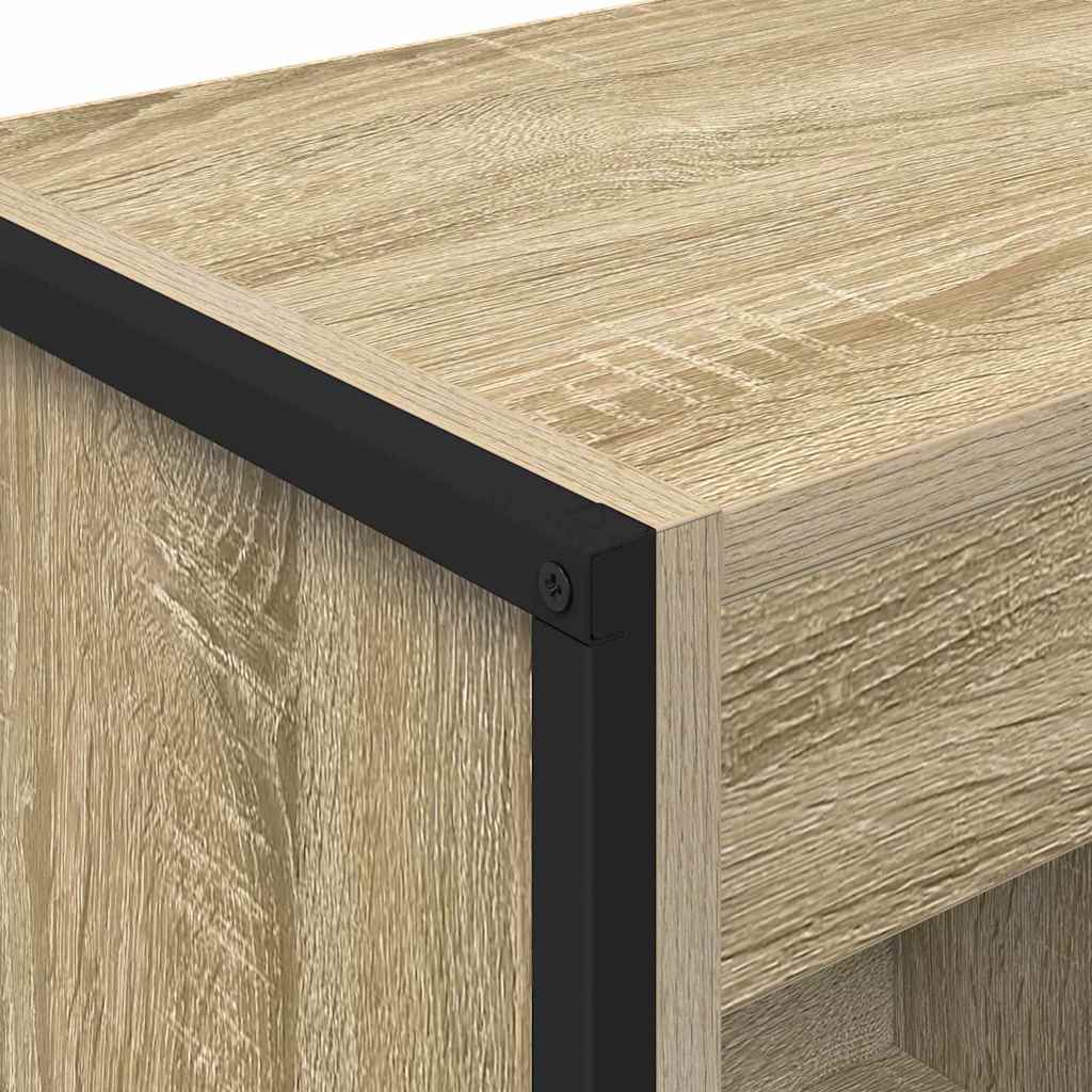 Bücherregal 40 x 30 x 121 cm Holzwerkstoff Sonoma