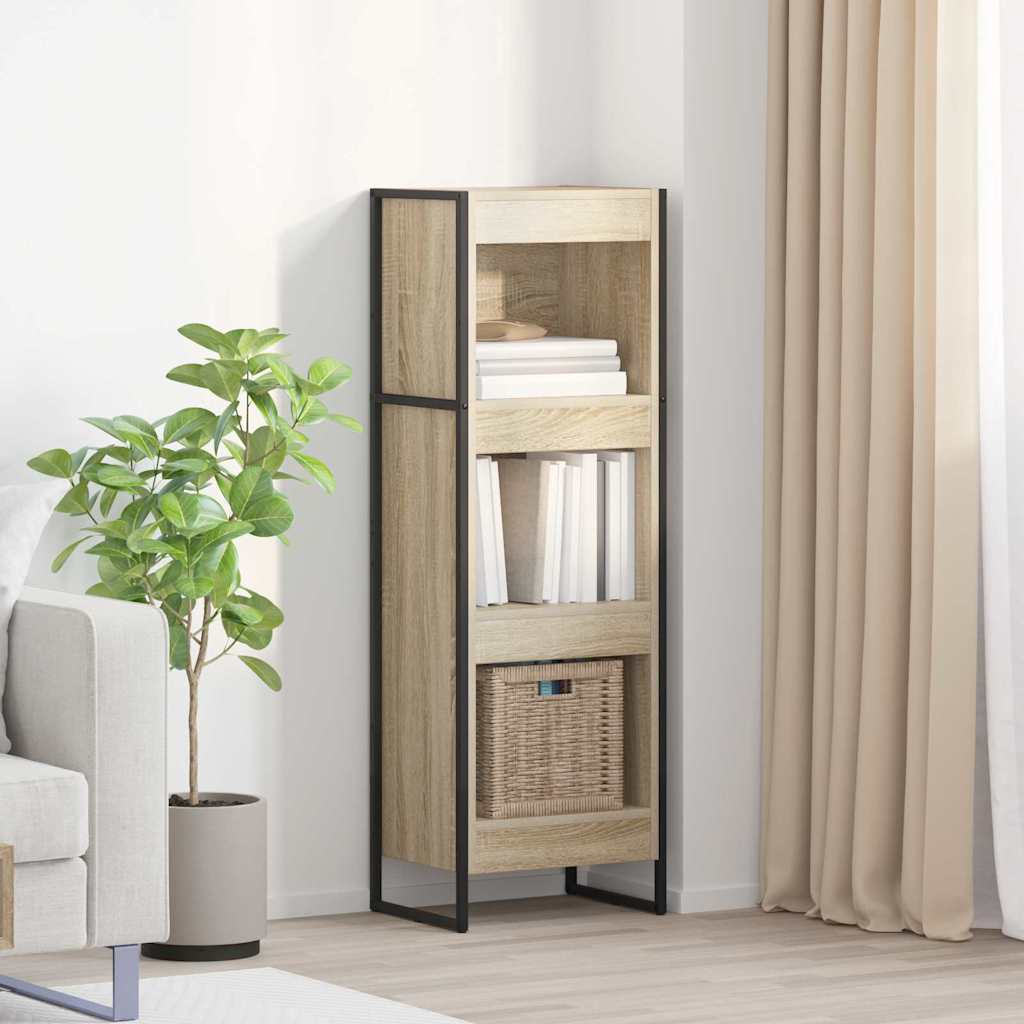 Bücherregal 40 x 30 x 121 cm Holzwerkstoff Sonoma