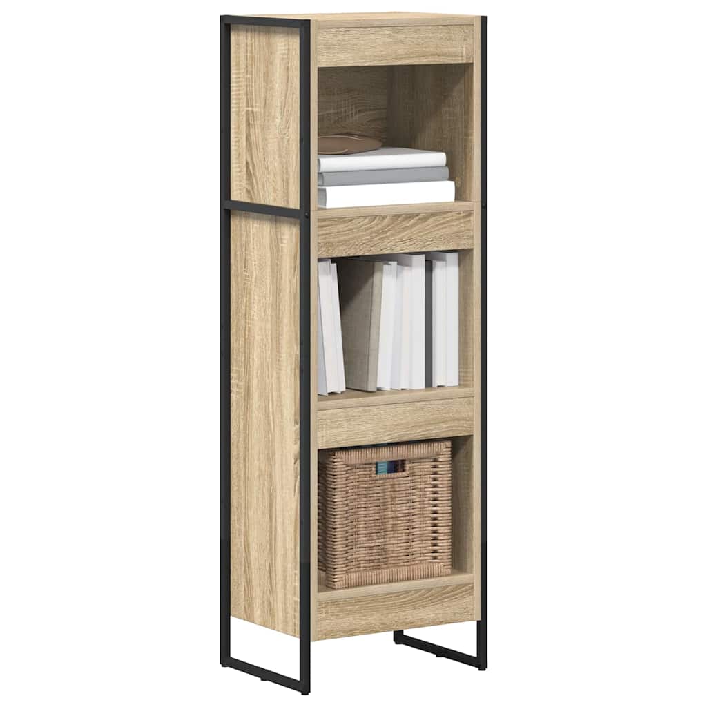 Bücherregal 40 x 30 x 121 cm Holzwerkstoff Sonoma