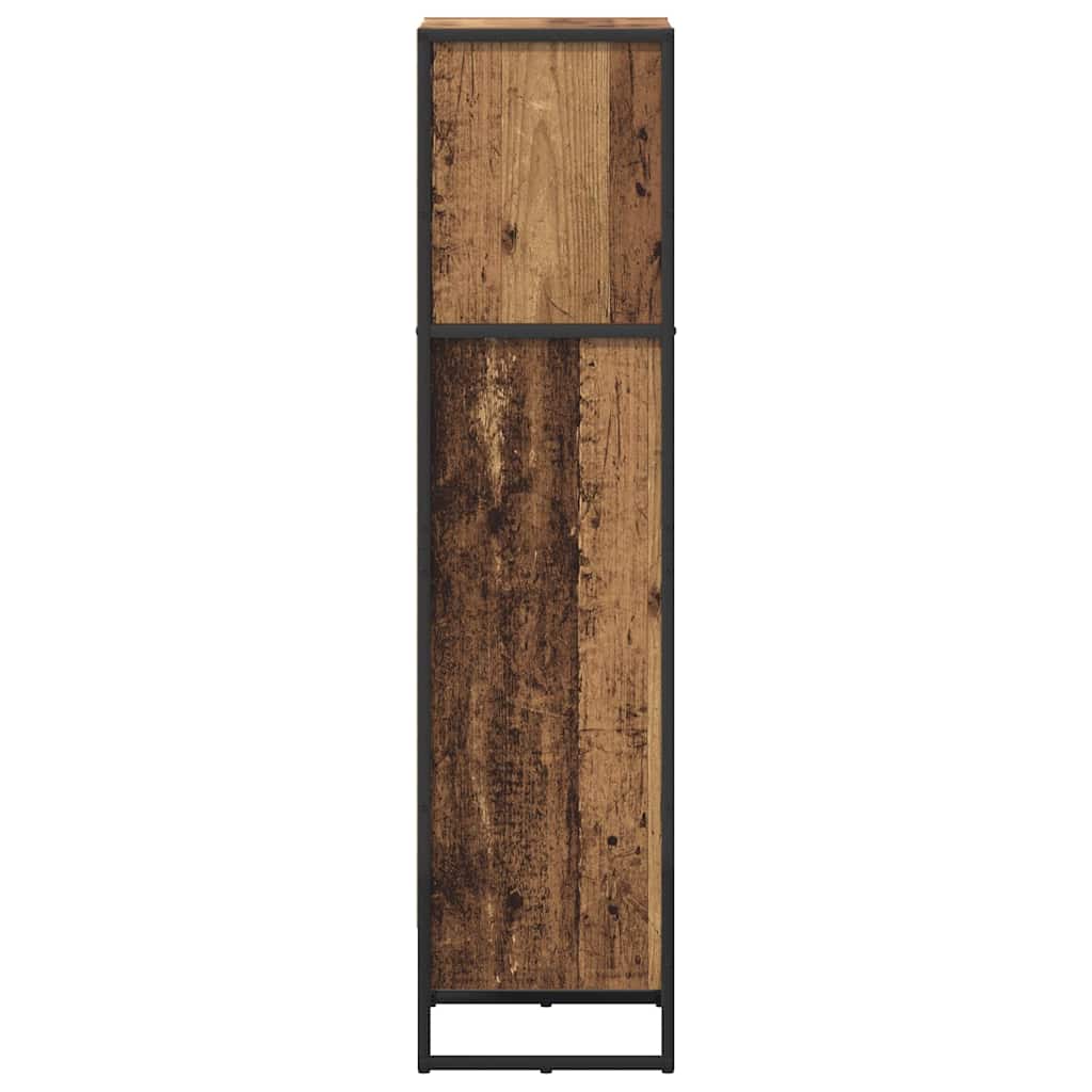 Bücherregal 40 x 30 x 121 cm Holzwerkstoff Altholz