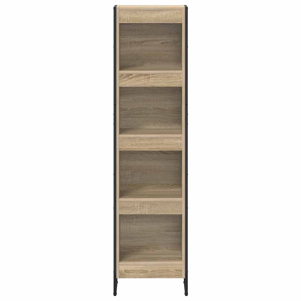Bücherregal 40 x 30 x 155 cm Holzwerkstoff Sonoma