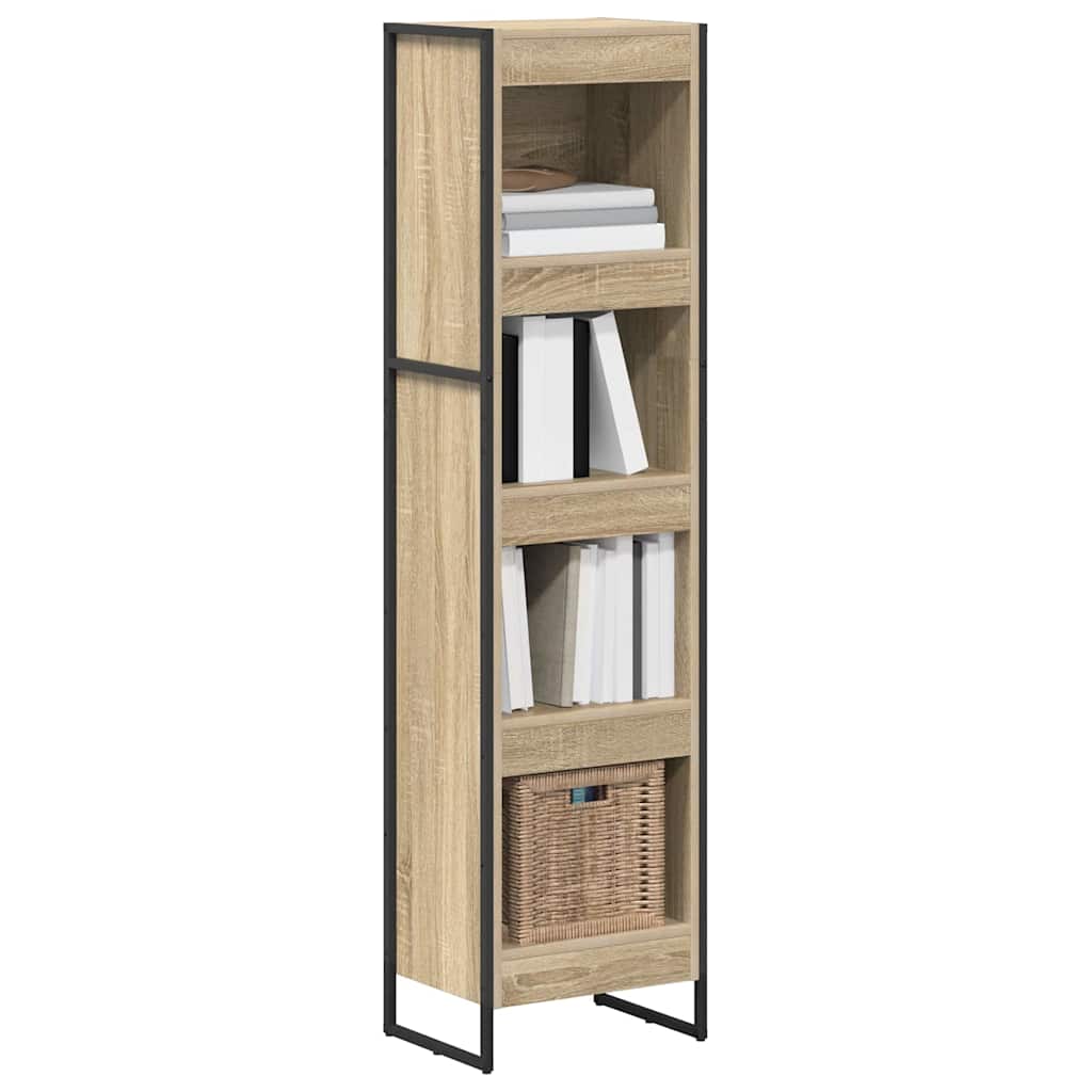 Bücherregal 40 x 30 x 155 cm Holzwerkstoff Sonoma