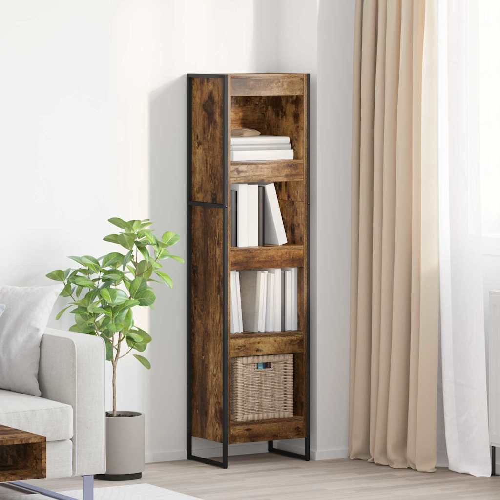 Bücherregal 40 x 30 x 155 cm Holzwerkstoff Raucharbe