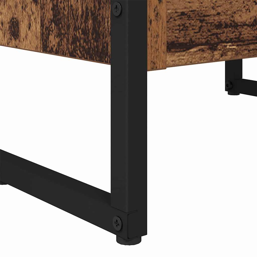 Bücherregal 40 x 30 x 155 cm Holzwerkstoff Altholz