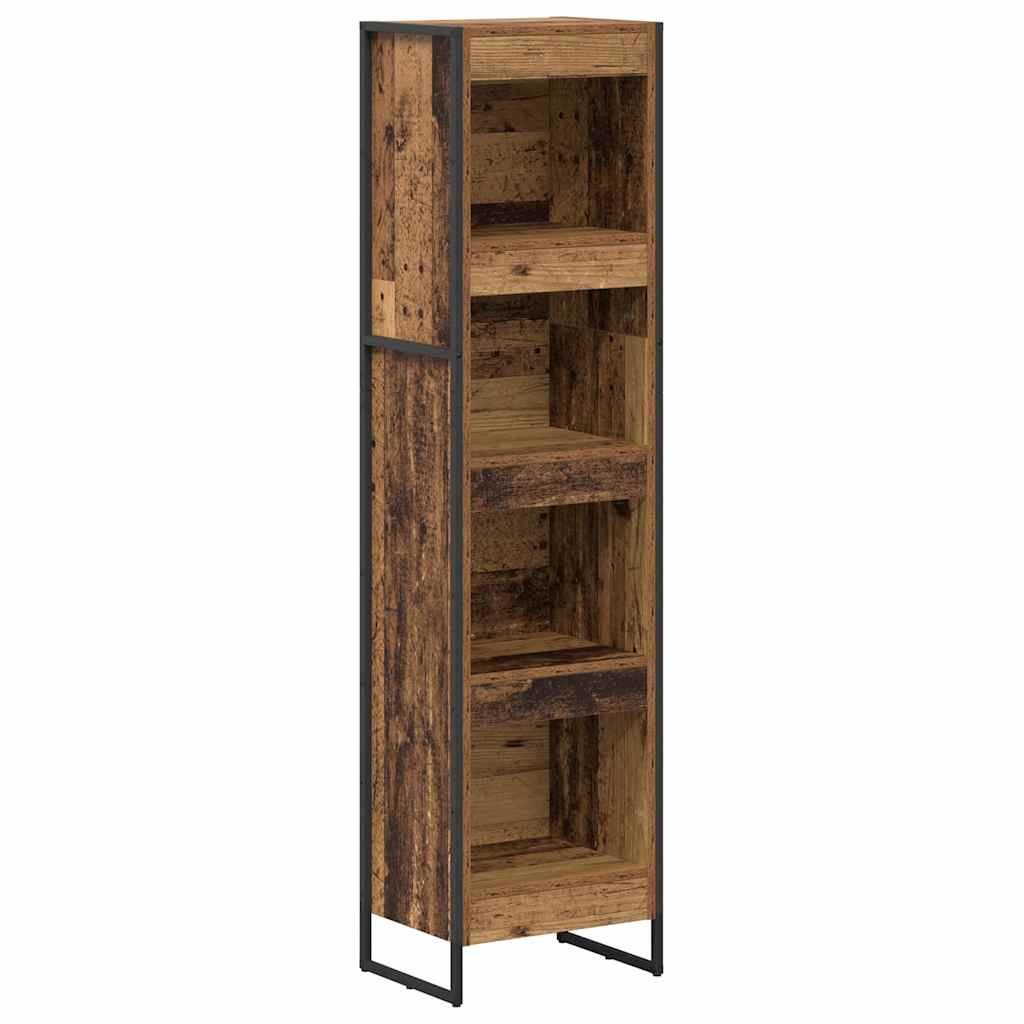 Bücherregal 40 x 30 x 155 cm Holzwerkstoff Altholz