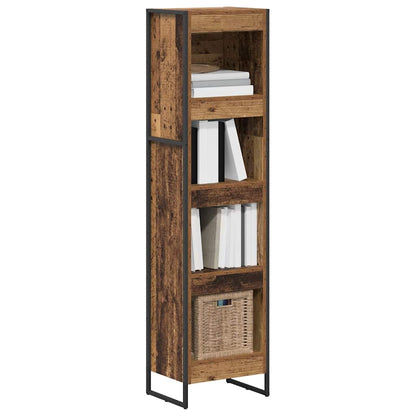 Bücherregal 40 x 30 x 155 cm Holzwerkstoff Altholz