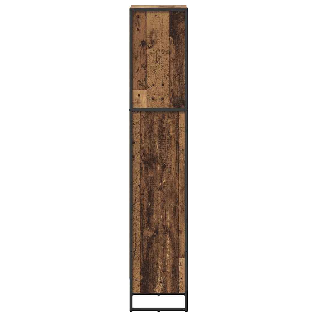 Bücherregal 40 x 30 x 155 cm Holzwerkstoff Altholz