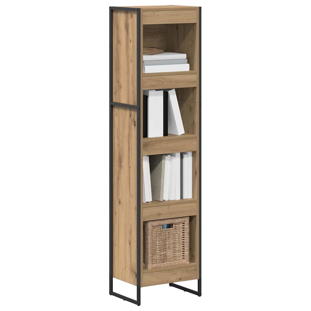 Bücherregal 40 x 30 x 155 cm Holzwerkstoff Kunsthandwerk Eiche