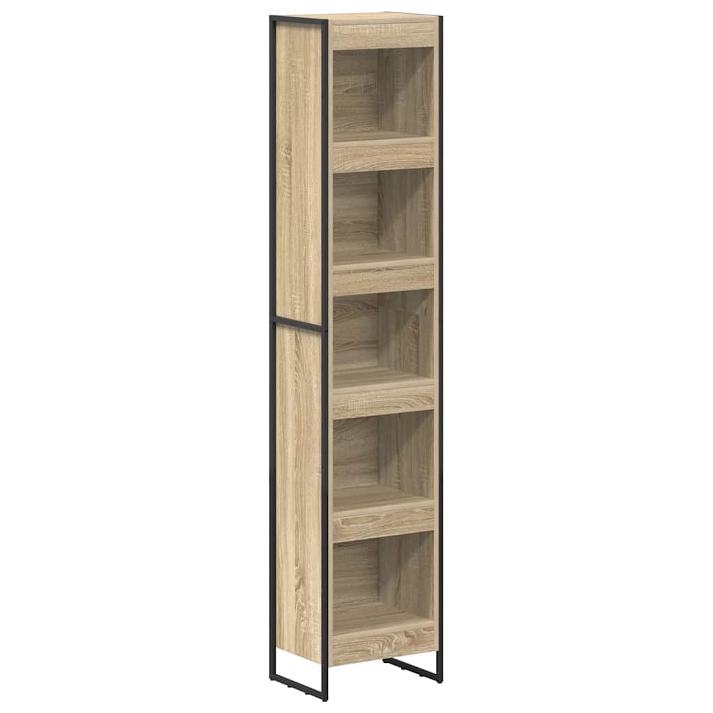 Bücherregal 40 x 30 x 189,5 cm Holzwerkstoff Sonoma
