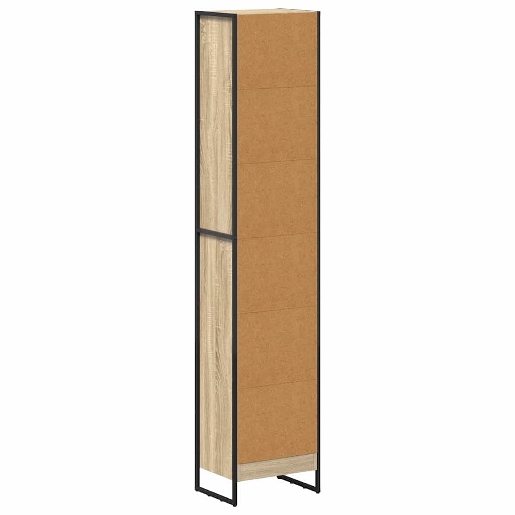 Bücherregal 40 x 30 x 189,5 cm Holzwerkstoff Sonoma