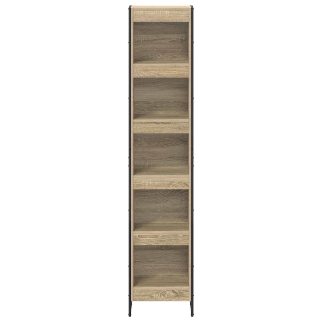 Bücherregal 40 x 30 x 189,5 cm Holzwerkstoff Sonoma