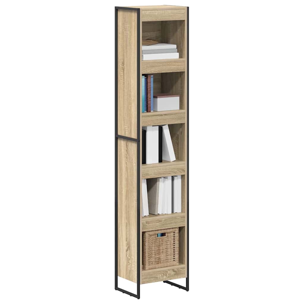 Bücherregal 40 x 30 x 189,5 cm Holzwerkstoff Sonoma