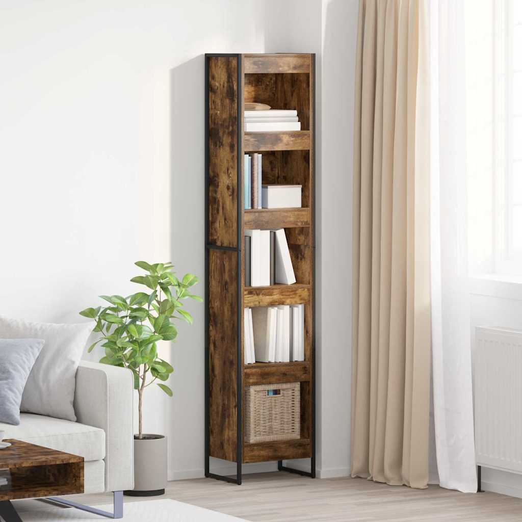 Bücherregal 40 x 30 x 189,5 cm Holzwerkstoff Raucharbe