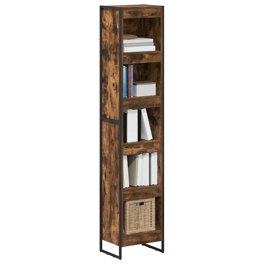 Bücherregal 40 x 30 x 189,5 cm Holzwerkstoff Raucharbe