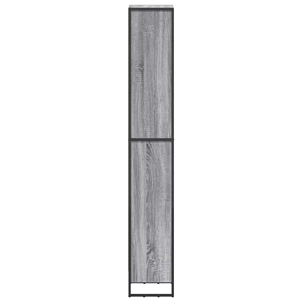 Bücherregal 40 x 30 x 189,5 cm Holzwerkstoff Graues Sonoma
