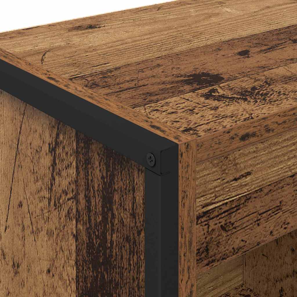 Bücherregal 40 x 30 x 189,5 cm Holzwerkstoff Altholz